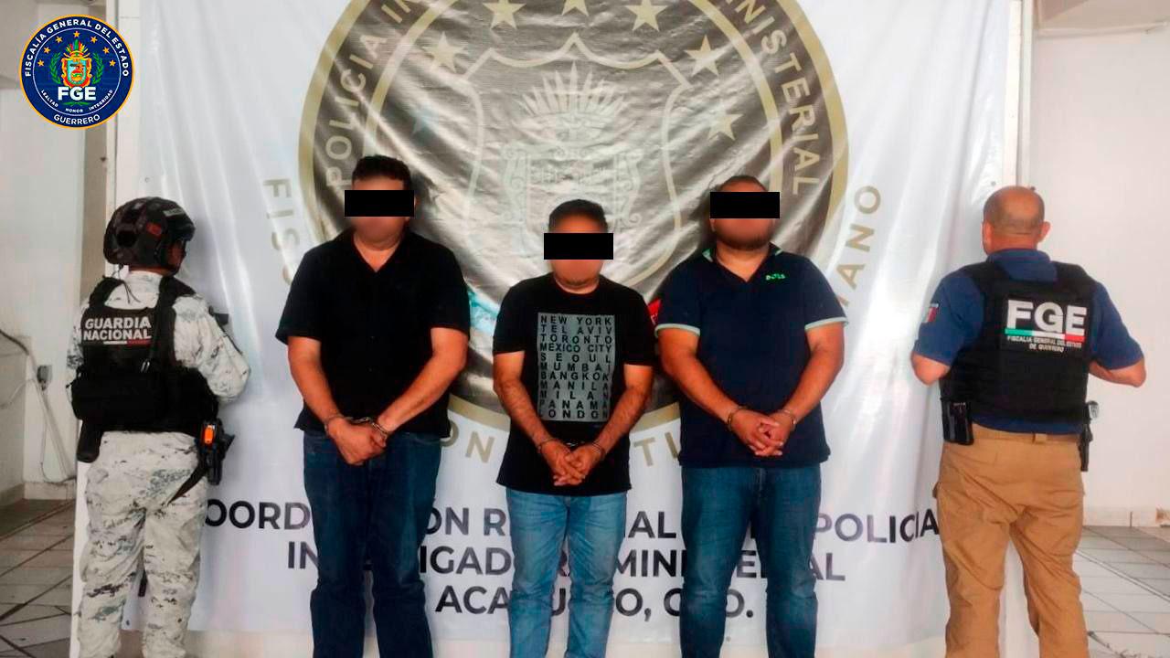 Detenidos en Acapulco