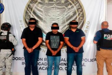 Detenidos en Acapulco